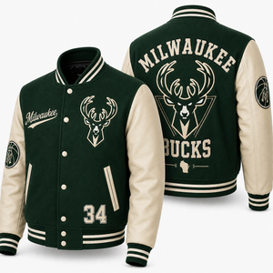Chaqueta Varsity al por Mayor, Personalizada con Logotipo del Equipo, Bordado, Cuerpo de Lana, Mangas de Cuero, Unisex, Ropa Urbana, Proveedor OEM, Estilo y Corte a Medida - Product Image 2