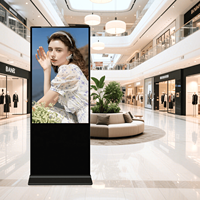 Affichage numérique interactif à écran tactile personnalisé et kiosque totem pour la signalisation des centres commerciaux CE FCC RoHS