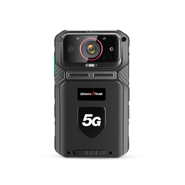 Grandtime Body Worn Triple Camera for Public Security Real Time Live Streaming PTT Intercom 5G 4G LTE Wireless Body Worn Camera