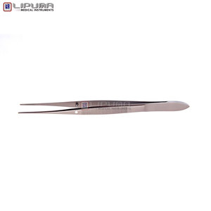 Pinzas Oftálmicas GRAEFE Iris Forceps 4 (102mm) Rectas con Mordazas Serradas para Microcirugía, Instrumentos Médicos - Product Image 3