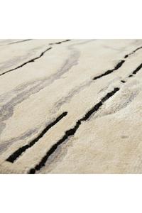 Contract Grade Loop Pile Wool Anti-Slip Handmade <b>Thick</b> Geometric Pattern Carpet Tile Modular Rug for Corporate Lobby Showroom - Product Image 2