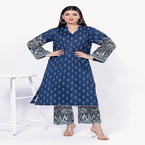 Vestido Shalwar Kameez paquistaní bordado en color morado para mujer, personalizable, con MOQ bajo, el más vendido de 2026 - Product Image 5