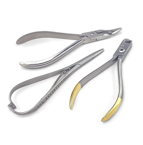 Ensemble d'outils orthodontiques 3 pièces - Coupe-fil rigide, Pince Mathieu pour pose d'élastiques de ligature, Pince Weingart fine - Product Image 1