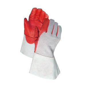 Guantes de Soldadura TIG de Cuero Flor y Piel Serraje con Forro de Tela Polar Gruesa, Resistentes para Bomberos, Construcción y Barbacoa - Product Image 3