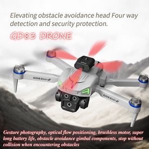 Dron Comercial GD83 con Cámaras Duales, Potente Motor sin Escobillas, Posicionamiento por Flujo Óptico, Plegable para Fotografía Aérea - Product Image 2
