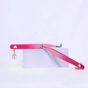 Pinzas de Fibra con Punta Antimagnética de 10 mm, Color Dorado, Rosa y Nude, para Extensión de Pestañas, Nueva Llegada, Acero Inoxidable - Product Image 5