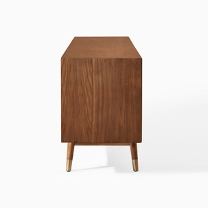 <b>Rustic</b> Handmade Solid Wood Living Room Cabinet with Shaker Slab Doors and 5+ Drawers Storage Furniture for Home - Product Image 3