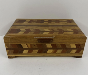 High demand Wooden Storage <b>Box</b> Natural Wood <b>Box</b> Elegant Acacia Wood <b>Keepsake</b> <b>Box</b> - Product Image 5