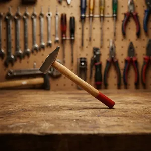 Martillo de bola y cruz de acero al carbono de alta calidad más vendido con mango de madera duradero herramienta de mano industrial - Product Image 4