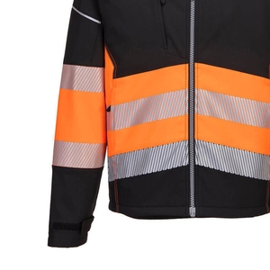 Veste de sécurité de travail haut de gamme, bande réfléchissante haute visibilité, logo personnalisé, fournisseur OEM, veste de construction industrielle - Product Image 6