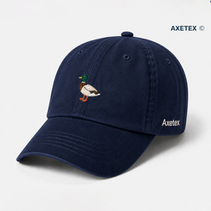 Mallard <b>Duck</b> Embroidered Dad <b>Hat</b> Vintage Mallard <b>Duck</b> Embroidered Dad <b>Hat</b> Style Wholesale Custom Caps Pakistan Made - Product Image 1