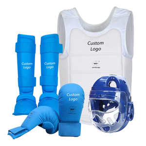 Conjunto de Protección Personalizado para Taekwondo: Protector Inguinal, Casco, Guantes, Protector de Pecho, Equipo de Entrenamiento de Artes Marciales - Product Image 4