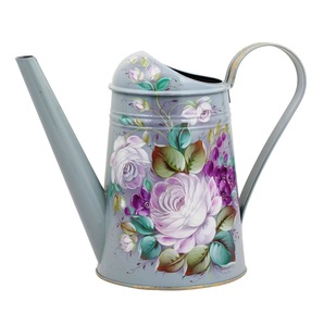 Fresh Selling Metal Watering Can Enamel Printed Finish Strong Handle Ideal For Home Garden Balcony Plant Care - Product Image 2