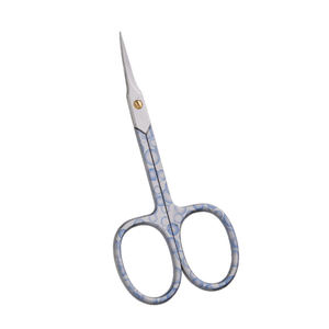 Ciseaux à cuticules en acier inoxydable avec logo personnalisé, pointe incurvée, outil de soin des ongles, écologique, pour droitiers - Product Image 1