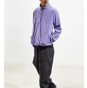 Nouveauté 2026 – Meilleurs sweats à capuche et pulls polaire pour hommes, personnalisables avec logo brodé, demi-zip, en polyester écologique, coupe-vent, col montant - Product Image 3