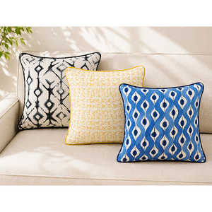 Premium 100% Cotton Floral Printed <b>Cushion</b> <b>Cover</b> | Elegant Decorative Throw Pillow <b>Cover</b> for Living Room & Bedroom - Product Image 4