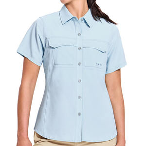 เสื้อตกปลาผู้ชายแบบใหม่ล่าสุด ผ้าโพลีเอสเตอร์ผสมสแปนเด็กซ์ ระบายอากาศได้ดี แขนยาว พิมพ์โลโก้ได้ตามต้องการ - Product Image 1