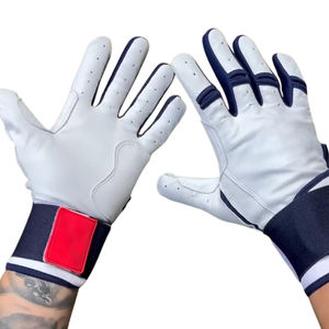 Guantes de Bateo de Béisbol Personalizados de Cuero Genuino con Puño Largo, Unisex para Adultos y Jóvenes - Product Image 2