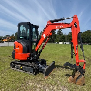 Mini-excavatrice Kubota KX033-4 au design intelligent : machine de terrassement compacte et puissante pour une productivité optimale, composants haute performance. - Product Image 1