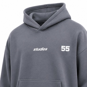 เสื้อฮู้ดดี้สตรีทแวร์พรีเมียมรุ่นล่าสุด ไซส์ใหญ่พิเศษ สำหรับผู้ชาย ผ้าฝ้ายฟลีซหนานุ่ม รับทำโลโก้ตามสั่ง ผู้ผลิตแบรนด์ส่วนตัว - Product Image 4