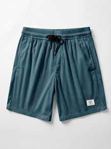 Mens Soccer Training Shorts <b>Canvas</b> Fabric Elastic Waist Breathable Quick Dry Sports Shorts <b>Football</b> Practice Running Gym - Product Image 1