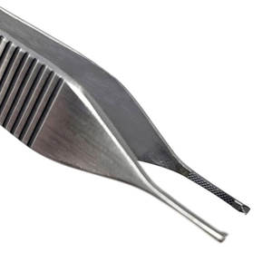 Pinzas de Cirugía Plástica Manuales T/C Adson de 4.75 Pulgadas, Rectas, con Puntas Finas de Carburo de Tungsteno, Certificación CE, Quirúrgicas y Veterinarias - Product Image 3