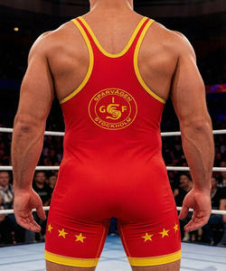 Singlet de Lucha Libre Elástico con Sublimación Personalizada para Hombre 2024 - Product Image 2