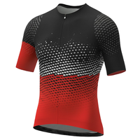 Maillot de Ciclismo para Hombre, Anti-UV, Transpirable, de Secado Rápido, Spandex, Poliéster, 240g, Tecnología de Corte Láser, Sin Costuras, Manga Corta, Impresión Digital