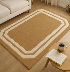 Alfombras Modernas Hechas a Mano, Alfombras de Lana Hechas a Mano en India para Sala de Estar, Alfombra, Tapete - Product Image 2