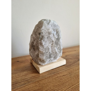 Home Décor with OEM Size Private Label Wholesale Supplier Custom Design Gray Himalayan Salt Lamps Premium Natural Rock Crystal - Product Image 1