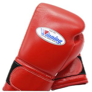 Gants de boxe professionnels gagnants sur mesure rouge Premium Quty gants de sparring en cuir Offre Spéciale d'entraînement de gymnastique 12oz 14oz - Product Image 4