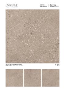 Carreaux de porcelaine beige mat antidérapants 60x60 pour allées extérieures, prix Dubaï - Product Image 6