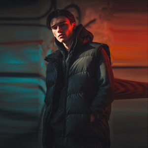 Gilet matelassé sans manches pour homme, couleur unie, hiver 2026, style streetwear, col montant, épais - Product Image 5