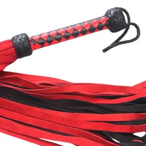 Fouet en cuir de qualité supérieure pour jeux sensoriels, jeux de rôle BDSM et scènes d'impact - Product Image 6