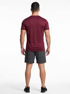 Camiseta Dumela Personalizada para Hombre, Color Verde Oliva, Manga Corta, Cuello Redondo, Casual, Ajustada, de Secado Rápido, Transpirable, Antiarrugas y Antipilling - Product Image 4