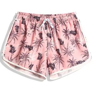 Confortable imprimé fleuri coton/polyester tissu multicolore décontracté Fitness Shorts été pas cher prix vêtements de sport femmes vêtements - Product Image 5