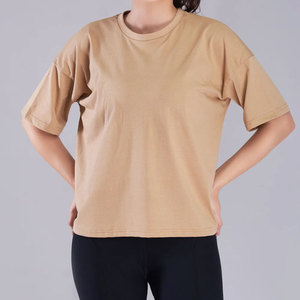 Sustainable Eco-Friendly 100% Cotton Casual Plus Size Women Oversize T-Shirts-Durable Quick Dry Breathable Everyday <b>Wardrobe</b> - Product Image 1