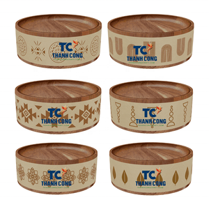 Soportes de pastel de madera hechos a mano al mejor precio al por mayor, ecológicos, hechos en Vietnam, artículo popular para festivales árabes - Product Image 2