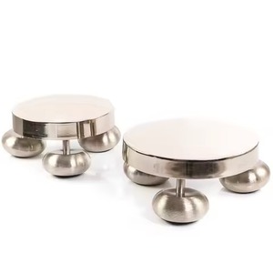 Support à gâteau en métal de qualité supérieure à 2 niveaux, présentoir à desserts, plateau de service pour cupcakes, décoration de table pour mariage et événements - Product Image 3