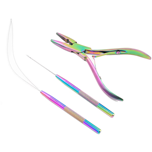 Juego de Pinzas para Extensiones de Cabello con Micro Anillos de Alta Calidad, Función de Sujeción, Empaque Personalizado con Logotipo, Kit de Extensiones de Cabello al Mejor Precio - Product Image 1