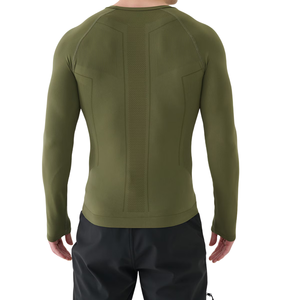 T-shirt à manches courtes en maille légère pour homme, col en V, séchage rapide, vêtements de sport respirants, anti-boulochage, coupe régulière, doux - Product Image 4