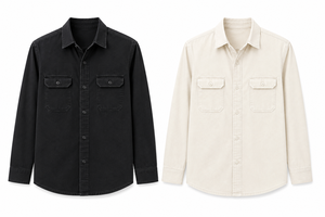 Camisa de Trabajo de Manga Larga Transpirable para Hombre, Corte Holgado, Estilo Casual con Botones, con Bolsillos Dobles en el Pecho, Tela de Sarga de Poliéster, Talla XL - Product Image 4