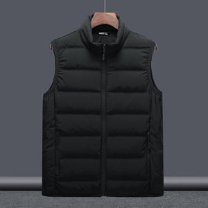 Gilet matelassé léger pour homme, thermique et confortable, idéal pour l'extérieur, personnalisable avec logo, marque privée, vente en gros OEM - Product Image 4