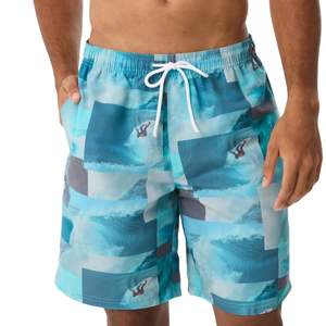 Shorts de Baño Unisex con Rayas de Camuflaje, Secado Rápido, Transpirables, Doble Capa, Diseño Personalizado, Multipanel, Anti-UV - Product Image 5