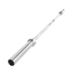 6FT Chrome Plated <b>Barbell</b> Bar <b>with</b> Knurled Grip Fits 2-Inch <b>Weight</b> Plates Strength Training Weightlifting Bar - Product Image 6