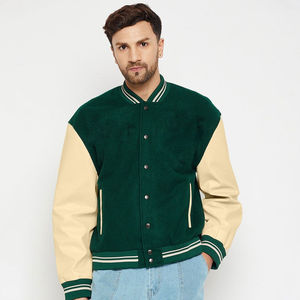 Customized Logo <b>Men</b> Varsity <b>Jacket</b> Solid Color Best Price Pakistan Made Quality Winter OEM <b>Jacket</b> - Product Image 3