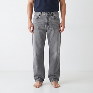 Pantalones Vaqueros Modernos de Corte Holgado para Niños, Cintura Media, Casuales, con Bolsillos, Estilo Urbano Juvenil para Comodidad Diaria - Product Image 1