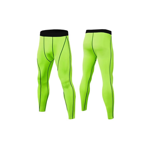 Conjunto de compresión de manga larga naranja para hombre, cuello redondo, de secado rápido, de spandex y poliéster, top de manga larga y pantalones, kit sólido para todas las estaciones - Product Image 4