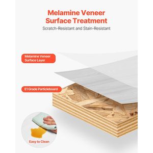 Mobile TV Moderno da 55 Pollici con Supporto a Parete, Centro Intrattenimento con Foro per Cavi, Mensola TV Sospesa e Mobile Contenitore - Product Image 5