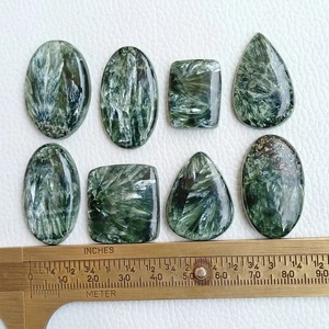 Cabujón de Seraphinite Natural, Piedra Preciosa Suelta de Calidad Fina para Joyería, Piedra Curativa Suelta - Product Image 2